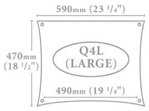 Quadraspire Reference Acrylic Q4L Dimensions
